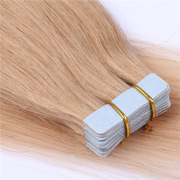 Wholesale double drawn high quality brazilian straight tape in extensions cost XS087